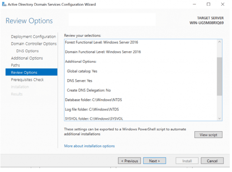 How to Install Active Directory Domain Services in Windows Server 2019
