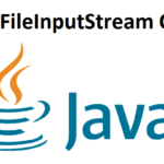 Java FileInputStream Class