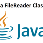 Java FileReader Class