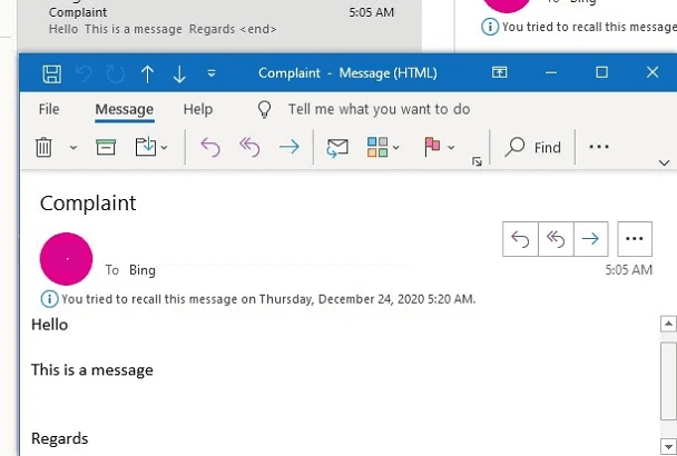 Outlook-Client-Recall-Status