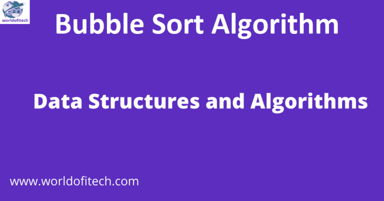 Bubble Sort Algorithm | Learn Data Structures and Algorithms