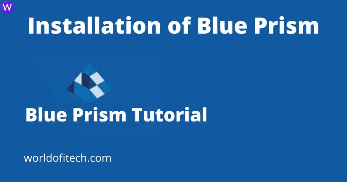 Installation of Blue Prism