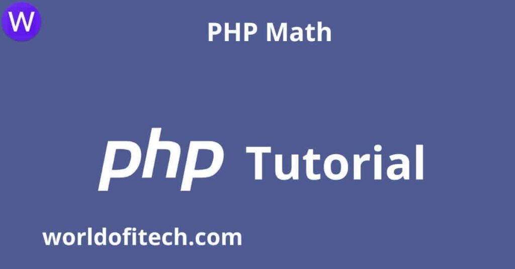 PHP Math | PHP Tutorial