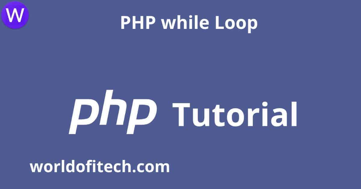 PHP while Loop