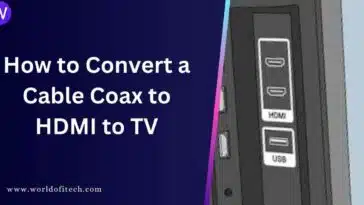 How to Convert a Cable Coax to HDMI to TV